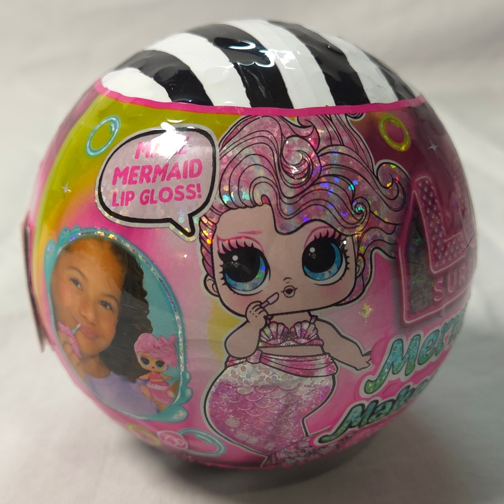 LOL Surprise Mermaids Makeover Magic Lip Gloss Blind Ball New Sealed